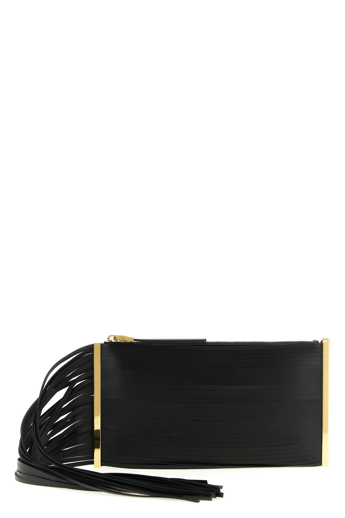 ELISABETTA FRANCHI OS leather clutch bag
