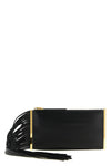 leather clutch bag