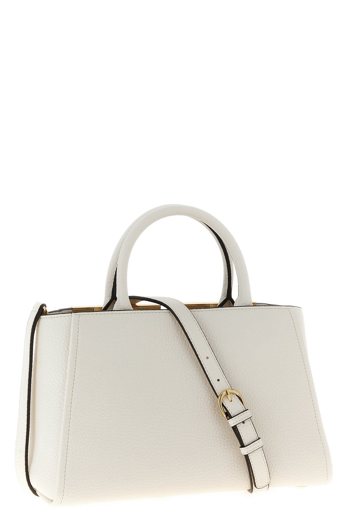 the elisabetta franchi tote bag stands out for its geometric and structured silh