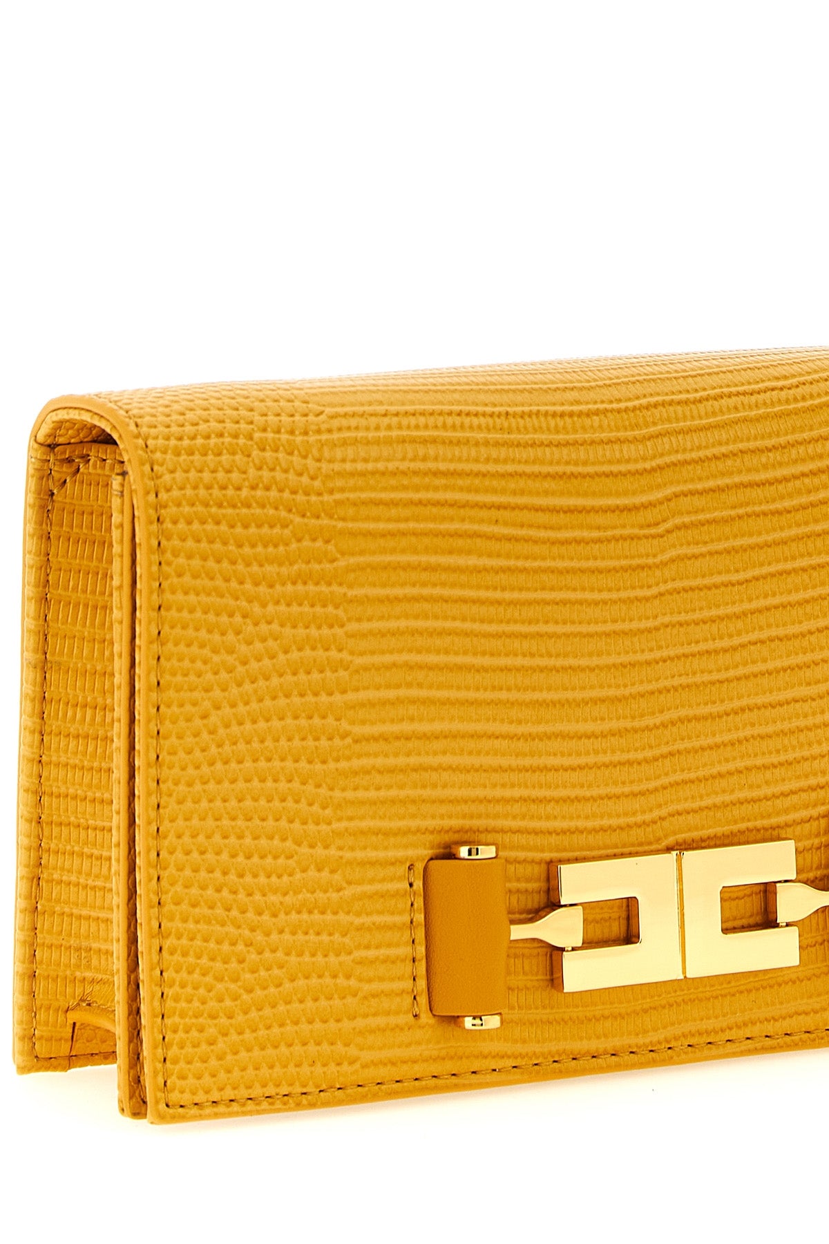 elisabetta franchis shoulder bag defines a rigorous aesthetic through a compact