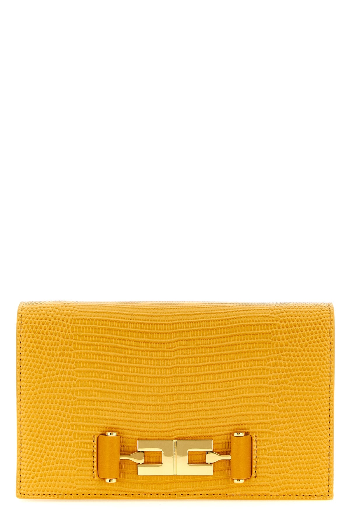 elisabetta franchis shoulder bag defines a rigorous aesthetic through a compact