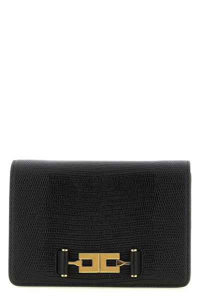 the elisabetta franchi shoulder bag defines a structured and compact silhouette