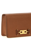 the elisabetta franchi shoulder bag defines a rigorous aesthetic through a compa