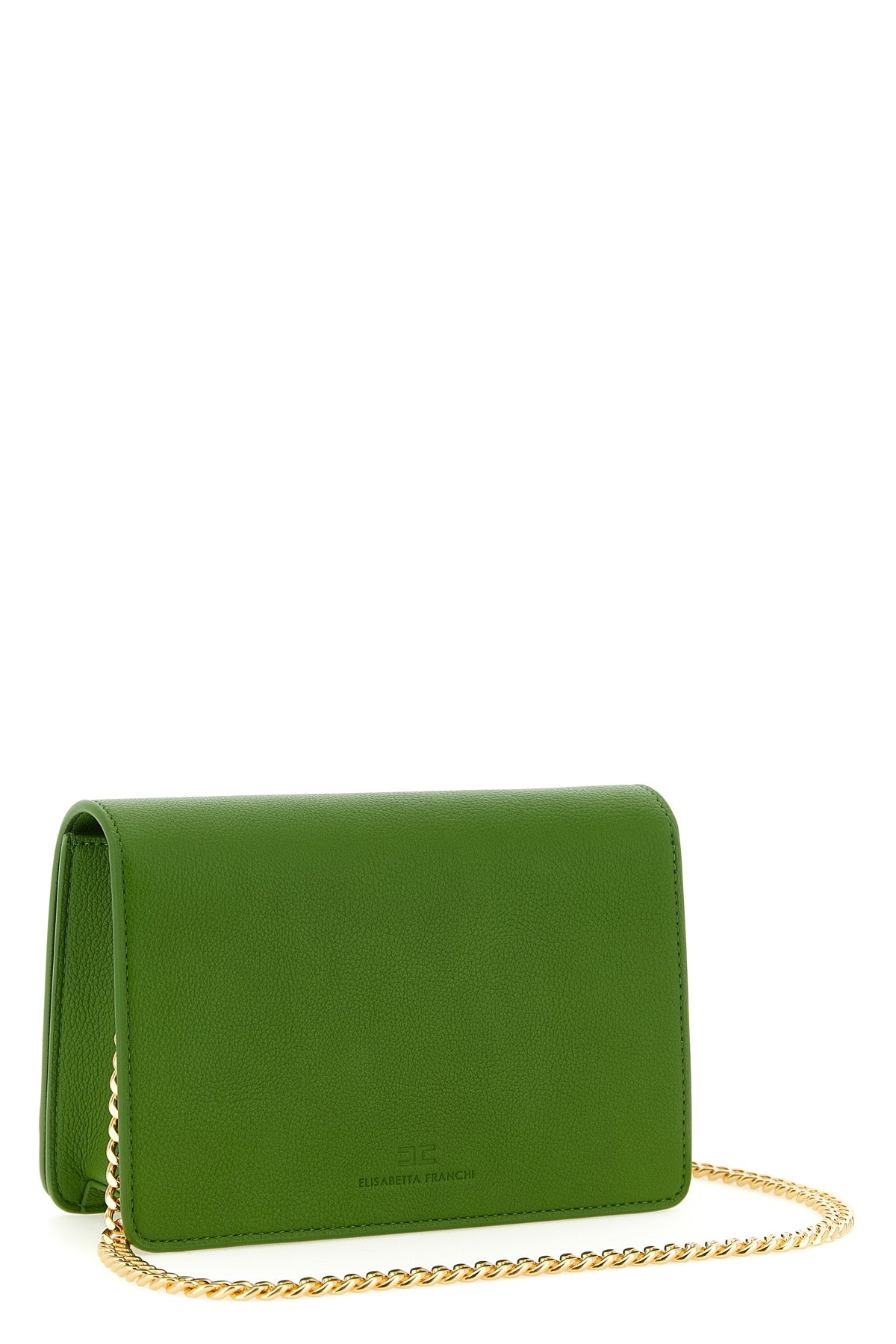 crossbody bag in garnet leather-effect fabric