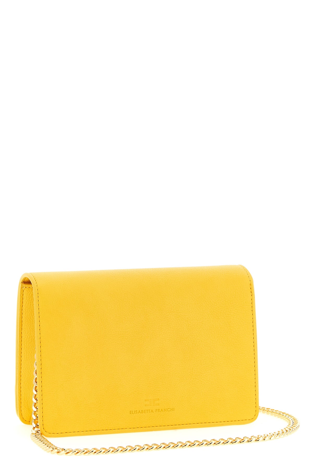 crossbody bag in garnet leather-effect fabric
