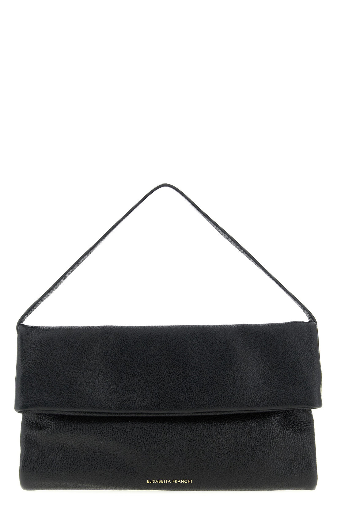 ELISABETTA FRANCHI OS hammered leather shoulder bag