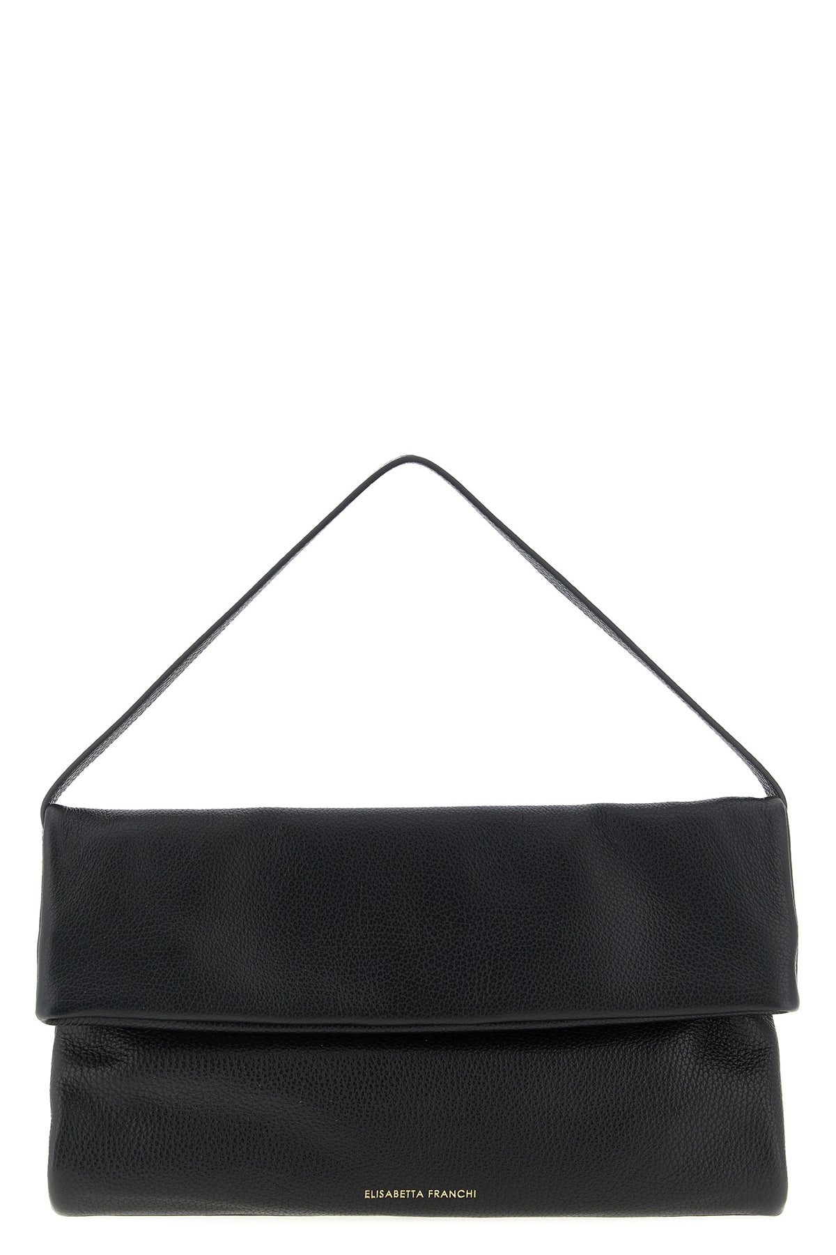 hammered leather shoulder bag