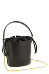 leather bucket bag
