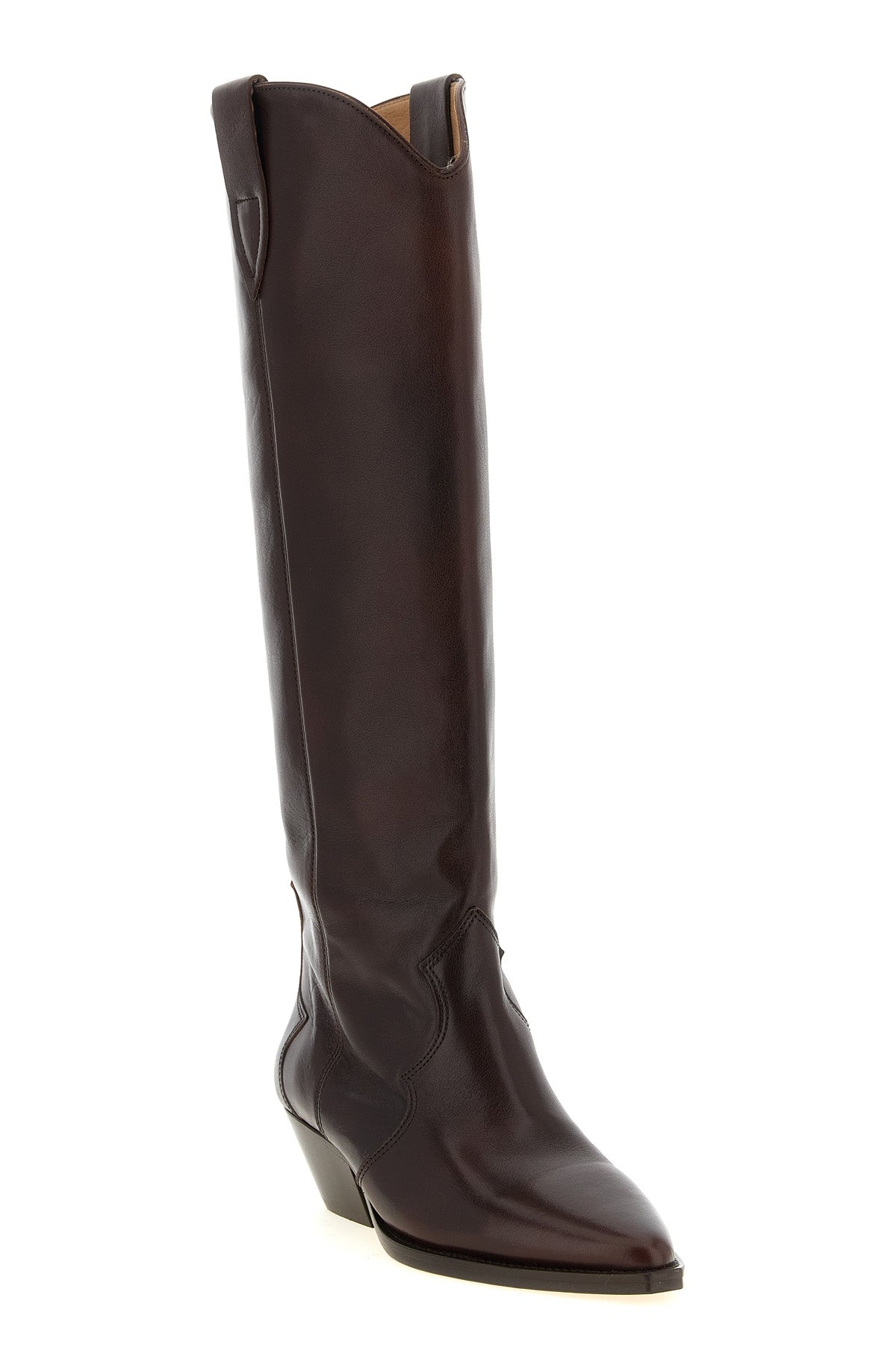 the isabel marant denvee high boots redefine the western aesthetic through a rig