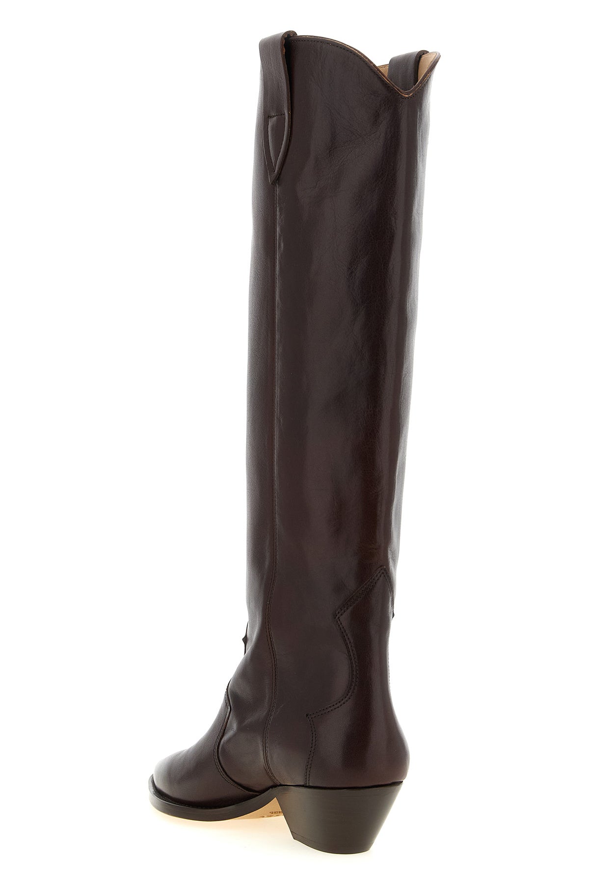 the isabel marant denvee high boots redefine the western aesthetic through a rig