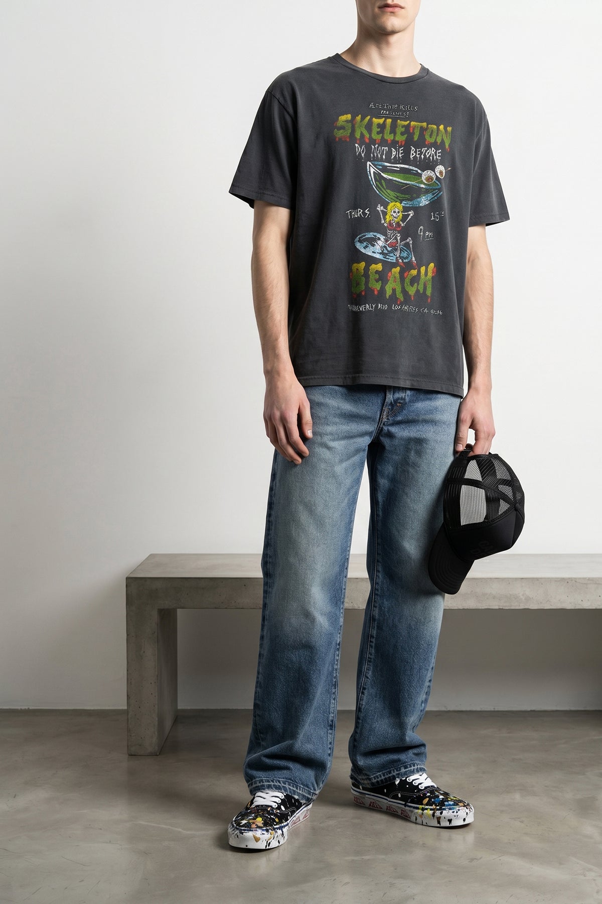melrose stone-washed cotton denim jeans