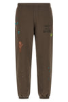 gd french logo fleece cotton joggers subjected to gallery dept