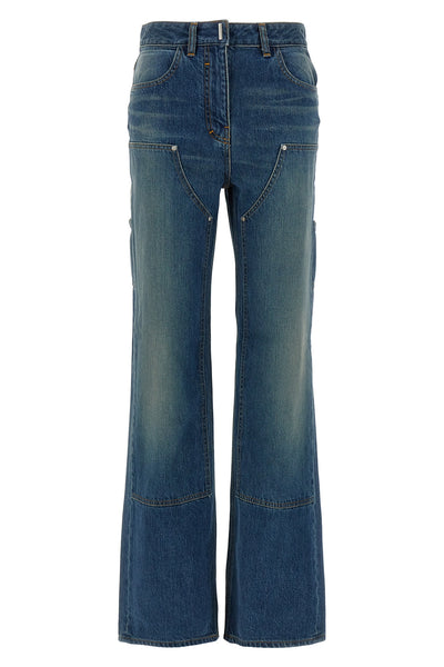 wide leg denim jeans
