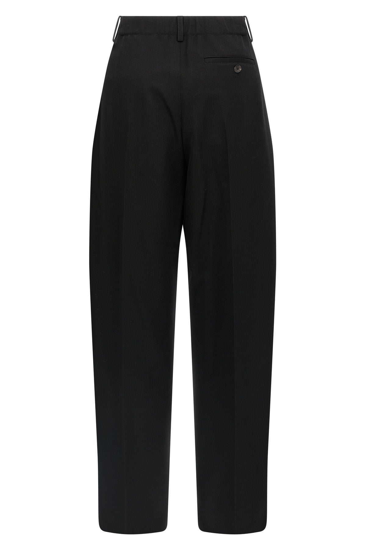 low waist wool pants