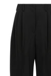 low waist wool pants