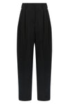 low waist wool pants