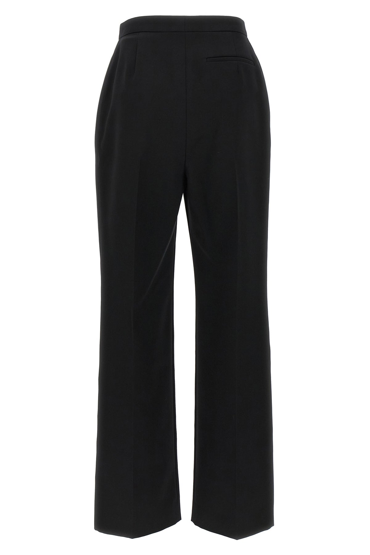 cigarette pants in grain de poudre wool