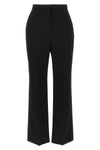 cigarette pants in grain de poudre wool