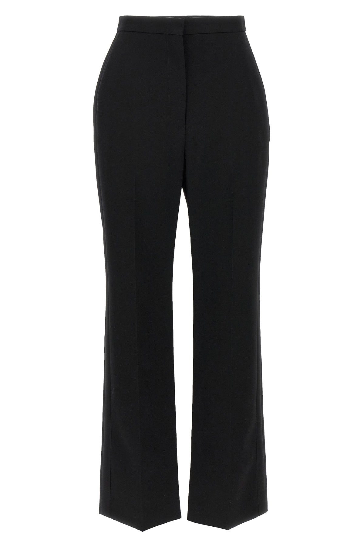 cigarette pants in grain de poudre wool