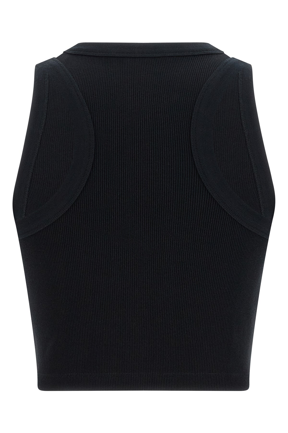 ribbed stretch cotton top