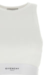 micro ribbed cotton tank top