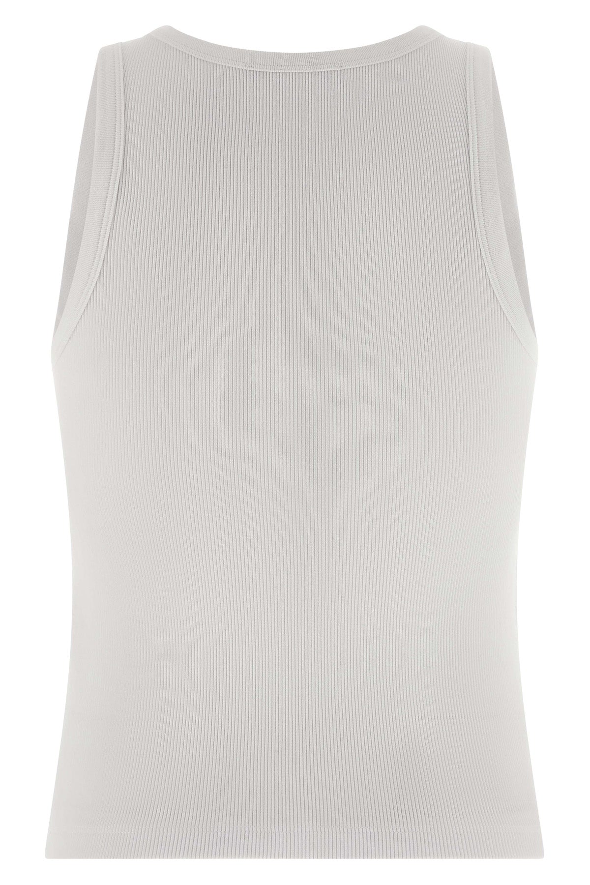 stretch ribbed cotton top