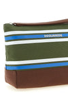 d2 college striped cotton canvas beauty case