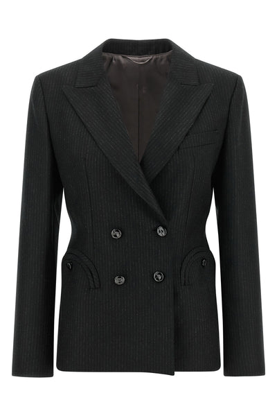 the blazé milano charmer blazer redefines the codes of womens tailoring throu