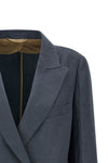 midday sun everyday double-breasted linen blazer