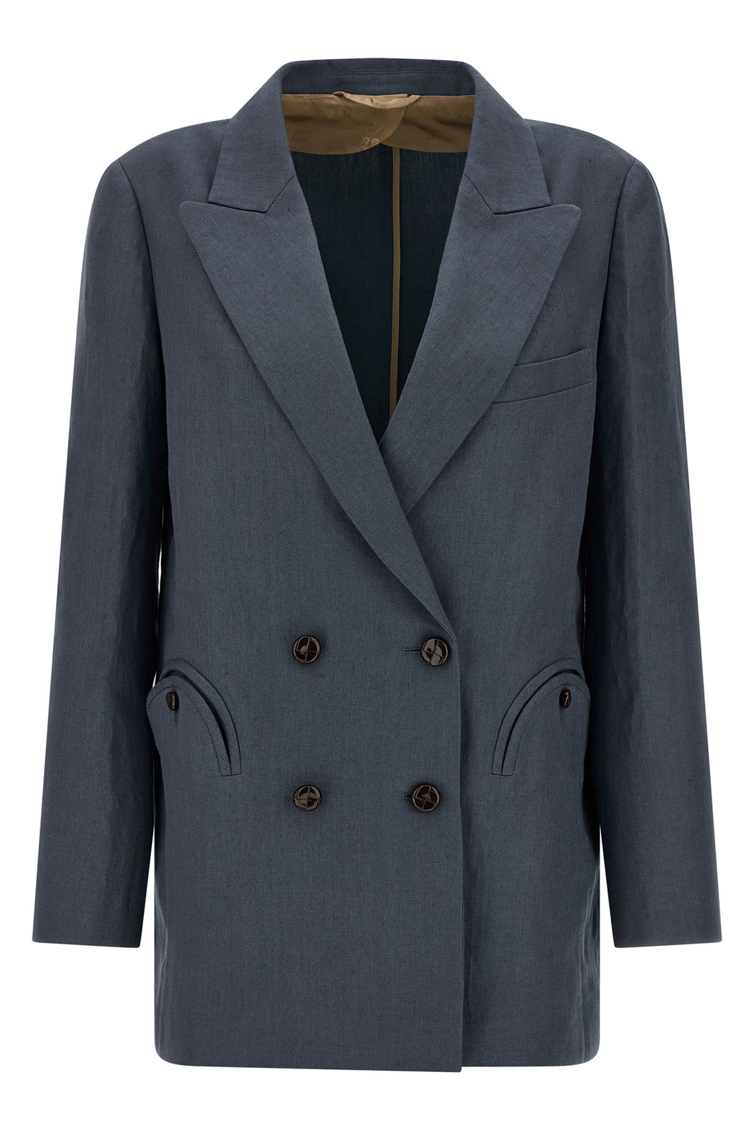 BLAZÉ MILANO 0 midday sun everyday double-breasted linen blazer