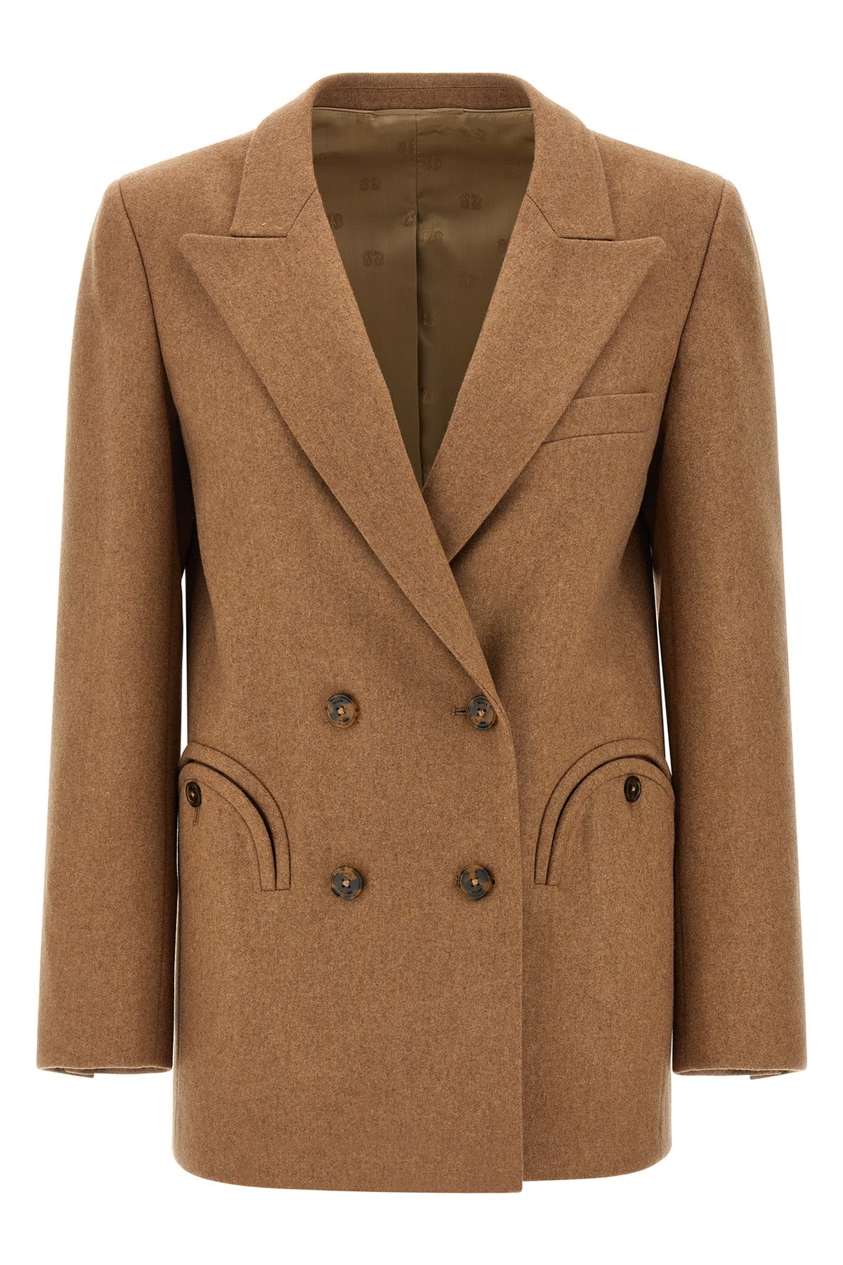 cholita everyday double-breasted wool and cashmere blazer