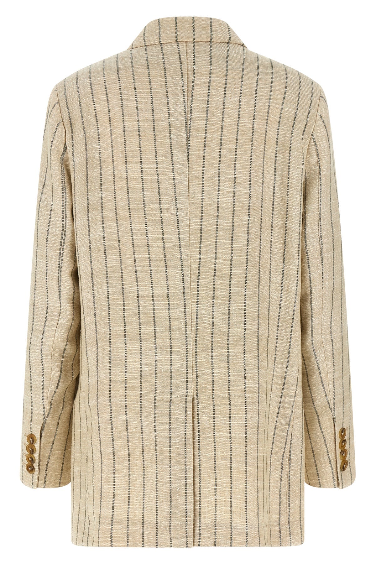 serene everyday striped cotton blend blazer jacket