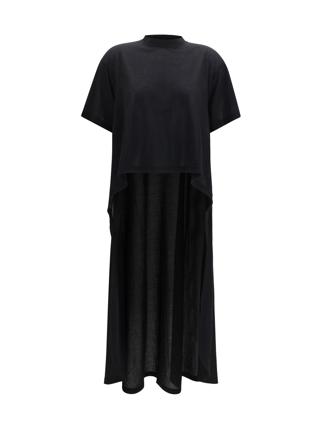 BALENCIAGA M sheer detailed crewneck t-shirt