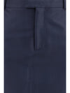 silk faille skirt