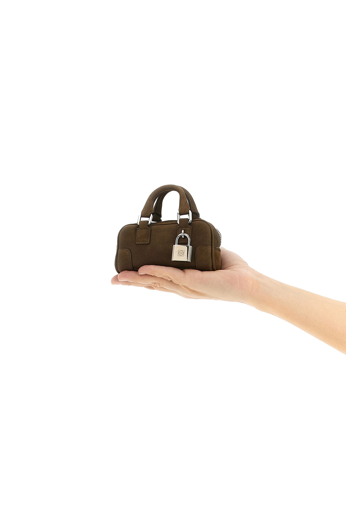 LOEWE OS nano amazona nubuck handbag