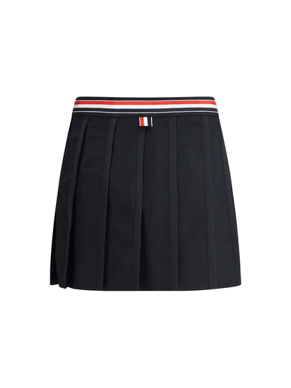 THOM BROWNE 40 wool mini skirt