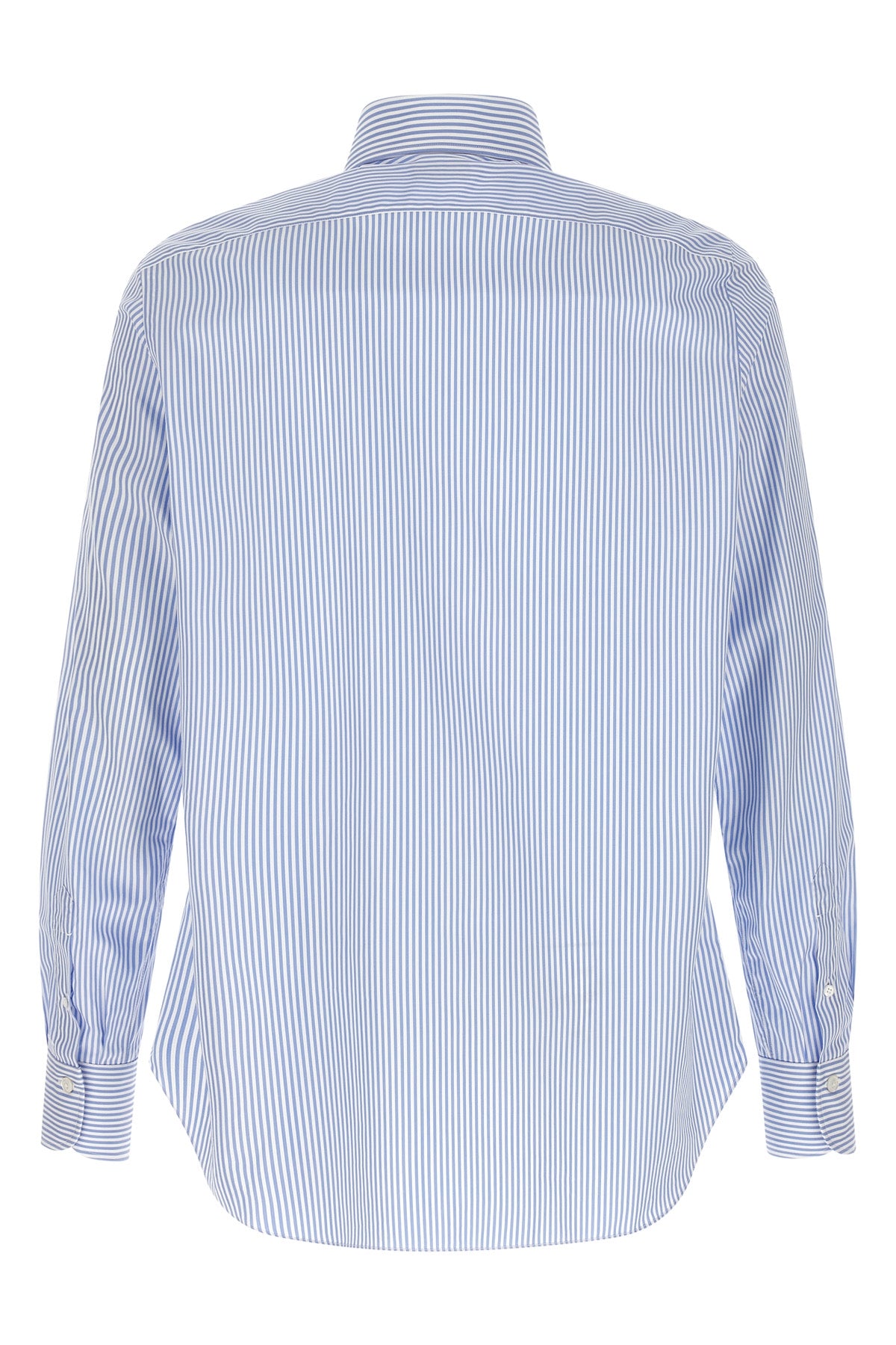 napoli shirt in striped cotton poplin
