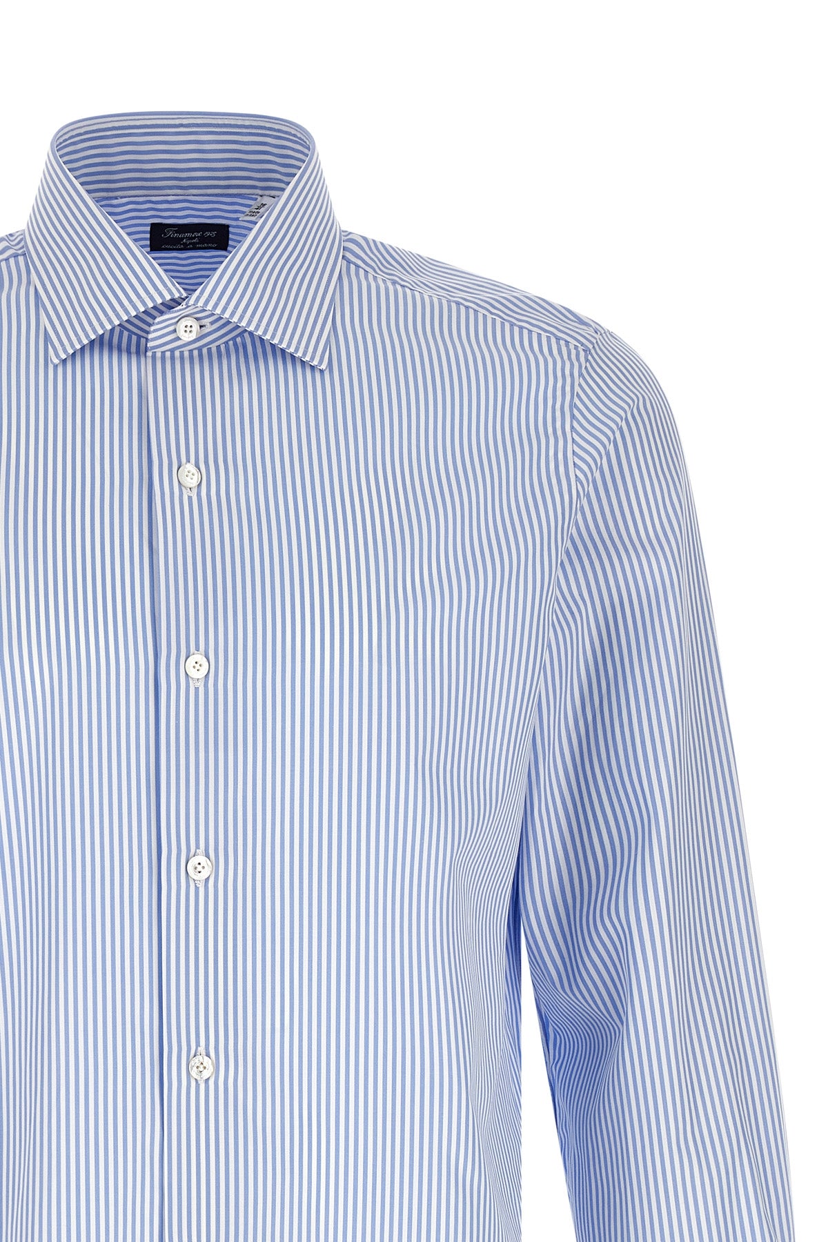 napoli shirt in striped cotton poplin