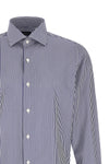 napoli striped cotton poplin shirt