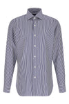 napoli striped cotton poplin shirt