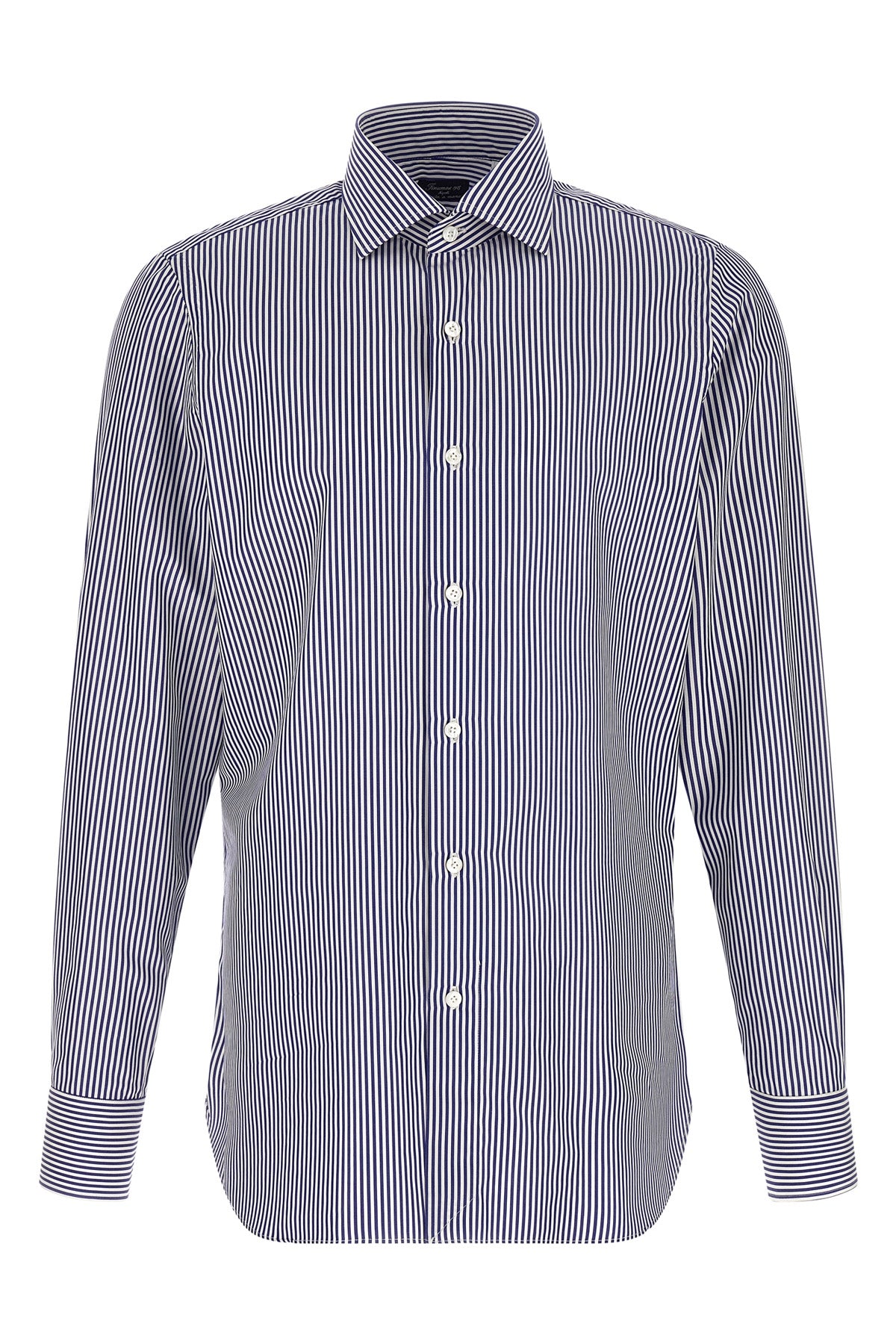 napoli striped cotton poplin shirt