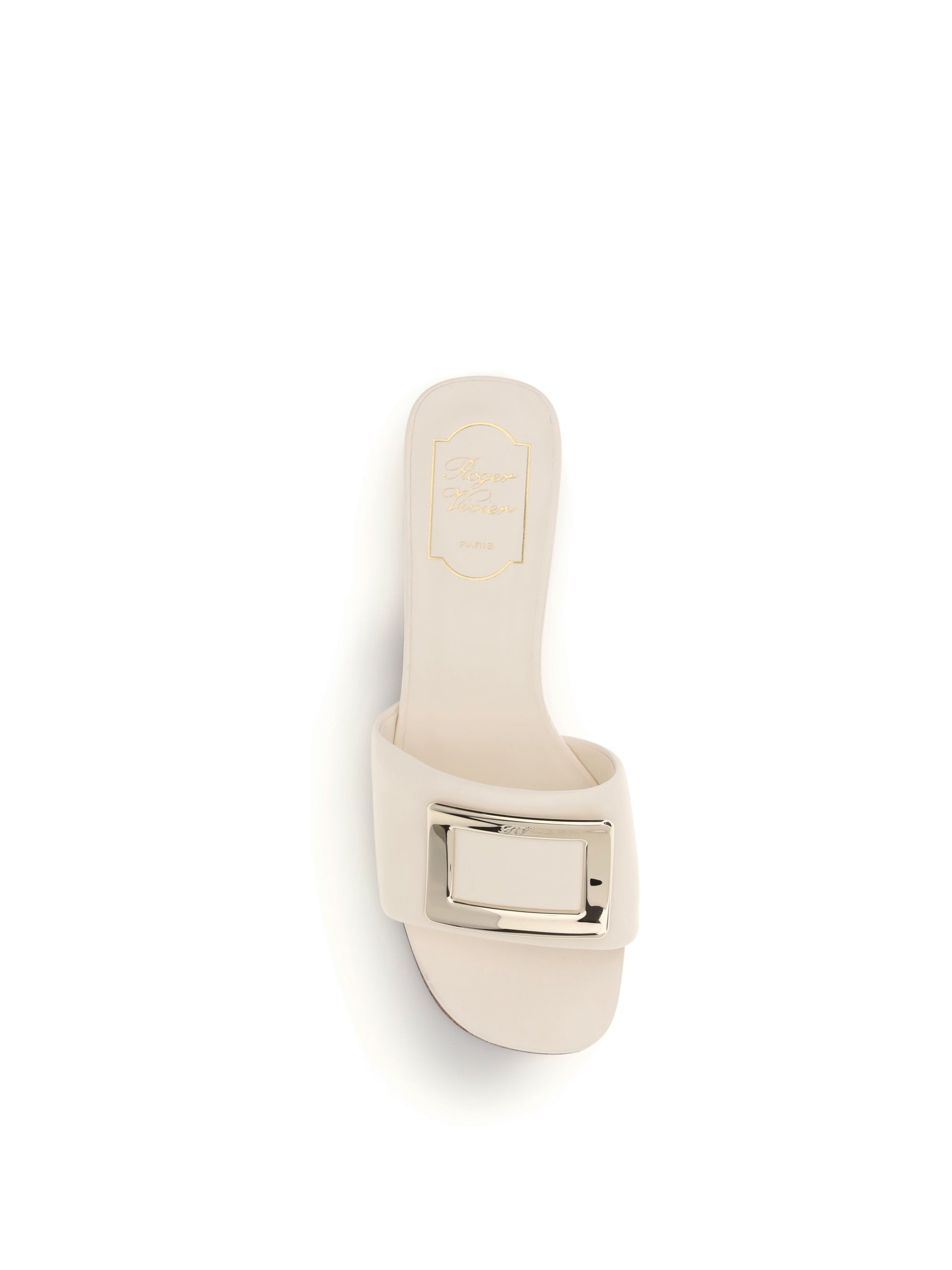 leather slide sandals