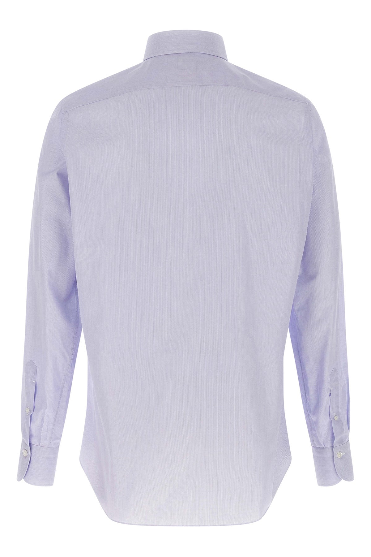 micro striped cotton poplin luigi shirt