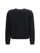 GUCCI M long-sleeve crew-neck cardigan