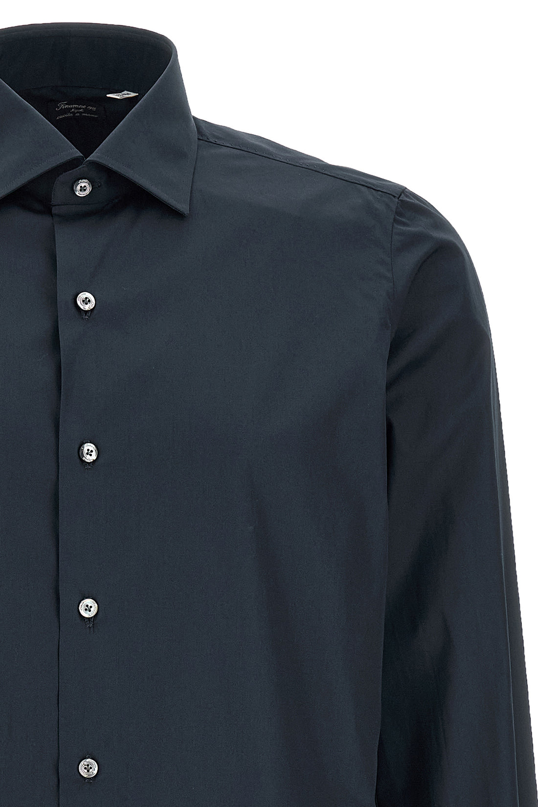 FINAMORE 38 cm napoli cotton poplin shirt