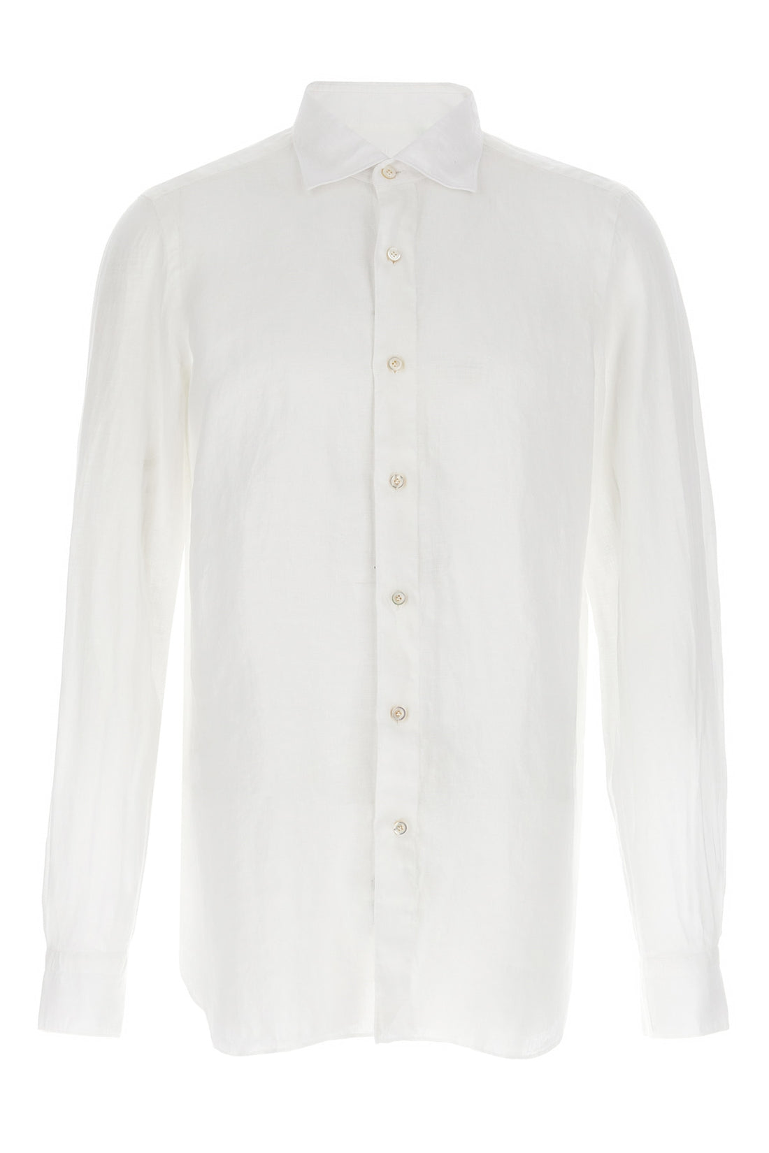 FINAMORE 41 cm gaeta linen shirt
