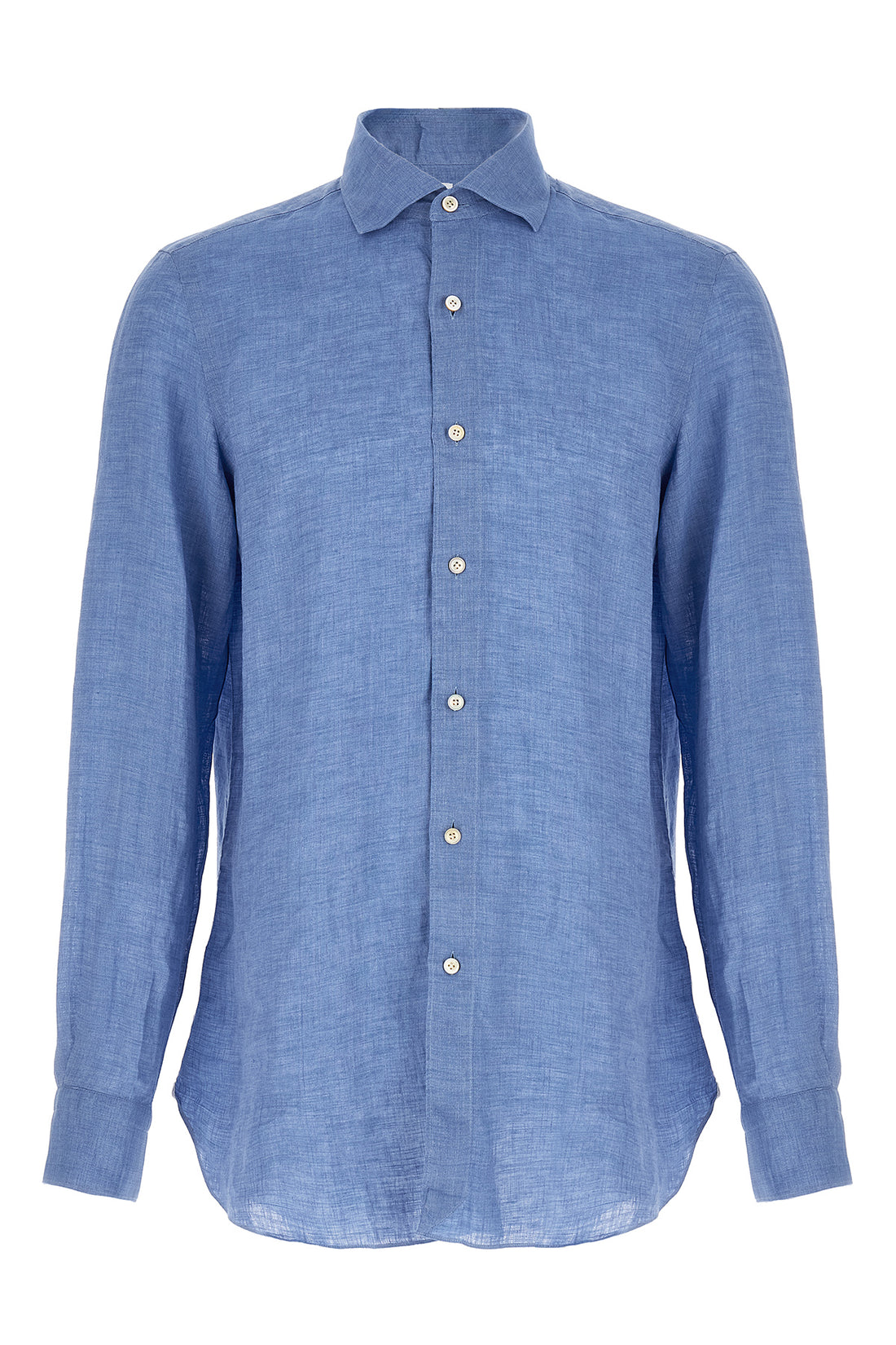 FINAMORE 42 cm gaeta linen shirt