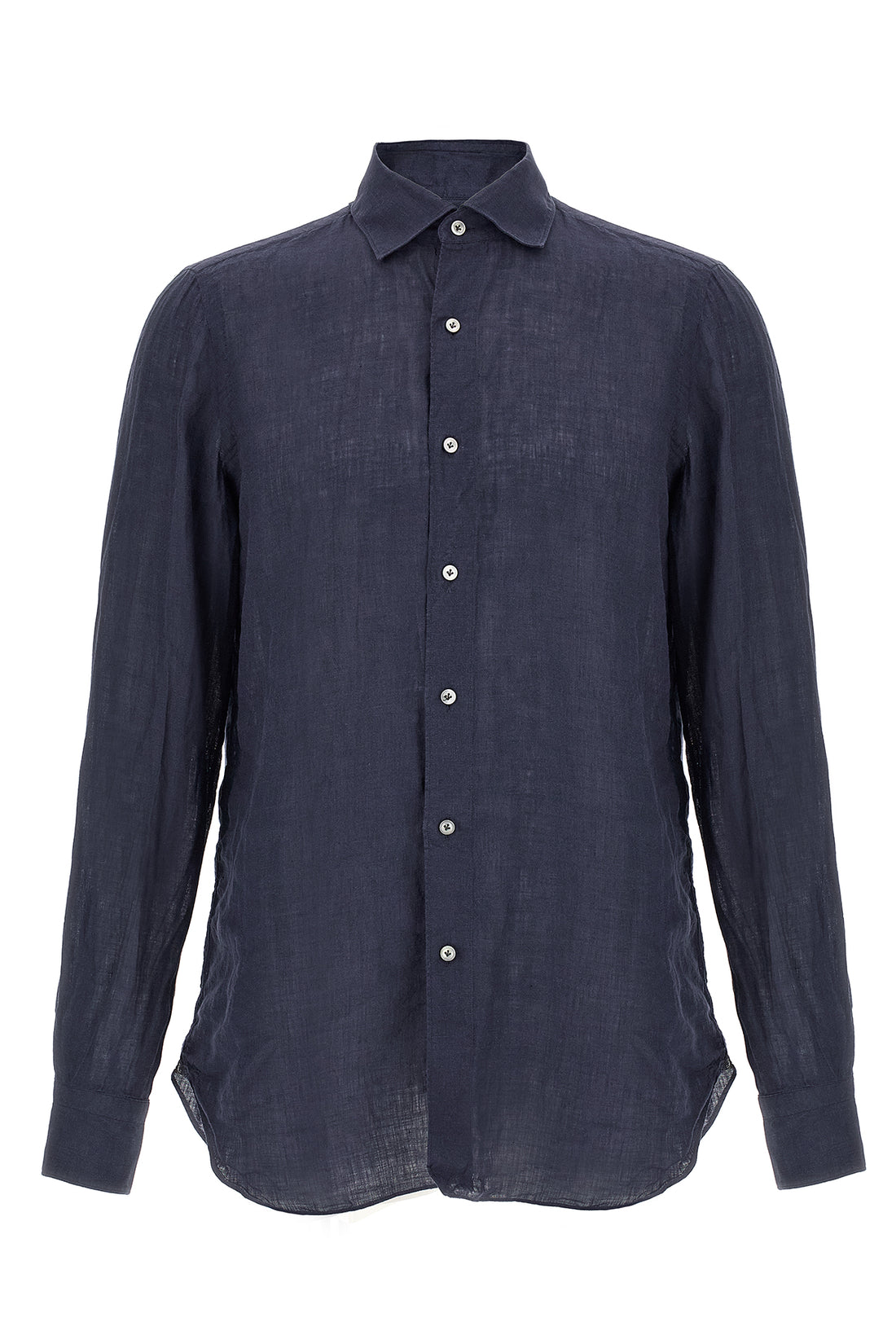 FINAMORE 43 cm gaeta linen shirt