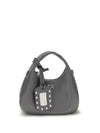 mini studded hobo handbag