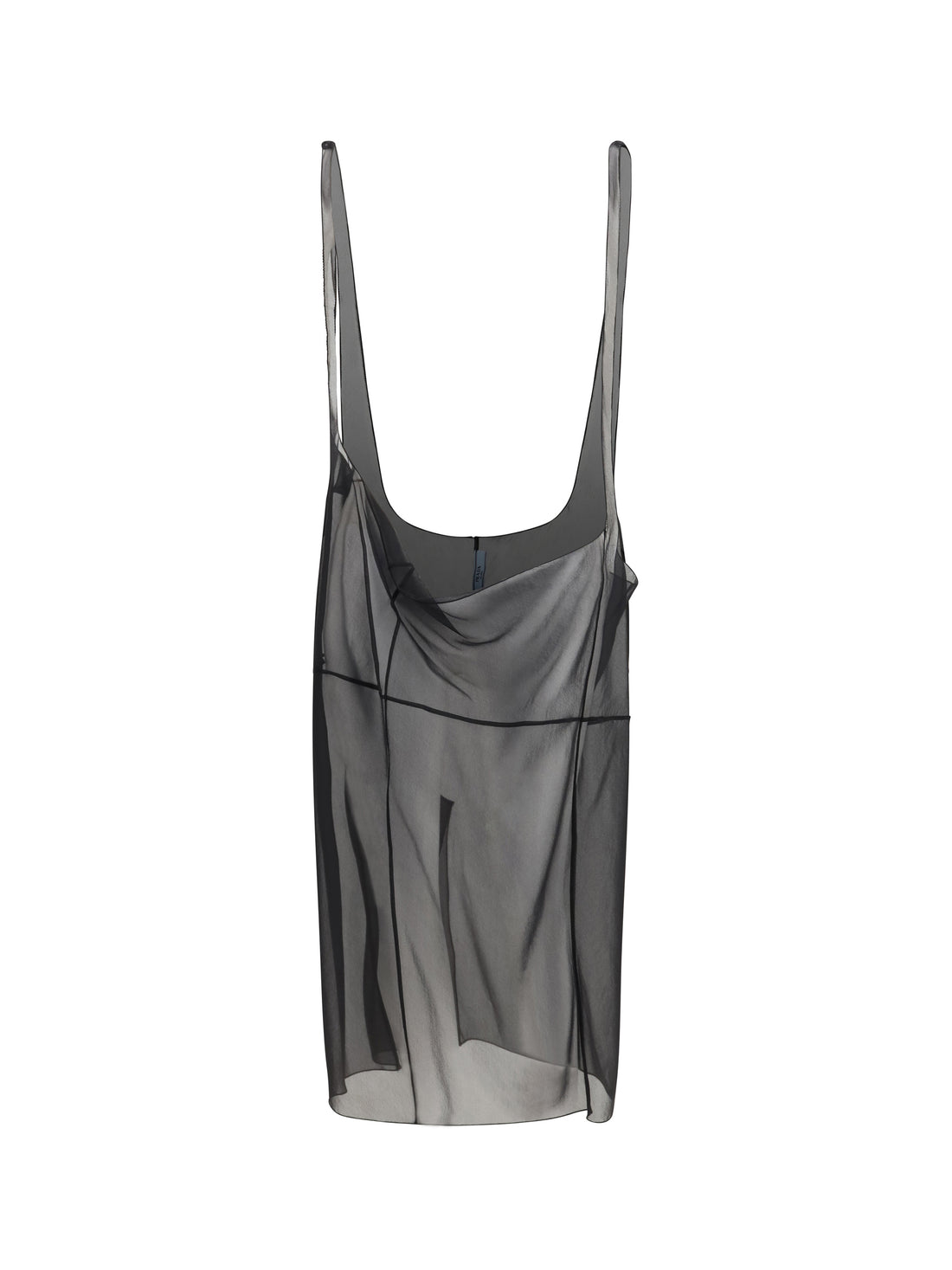 PRADA 38 cigaline midi skirt with suspender straps
